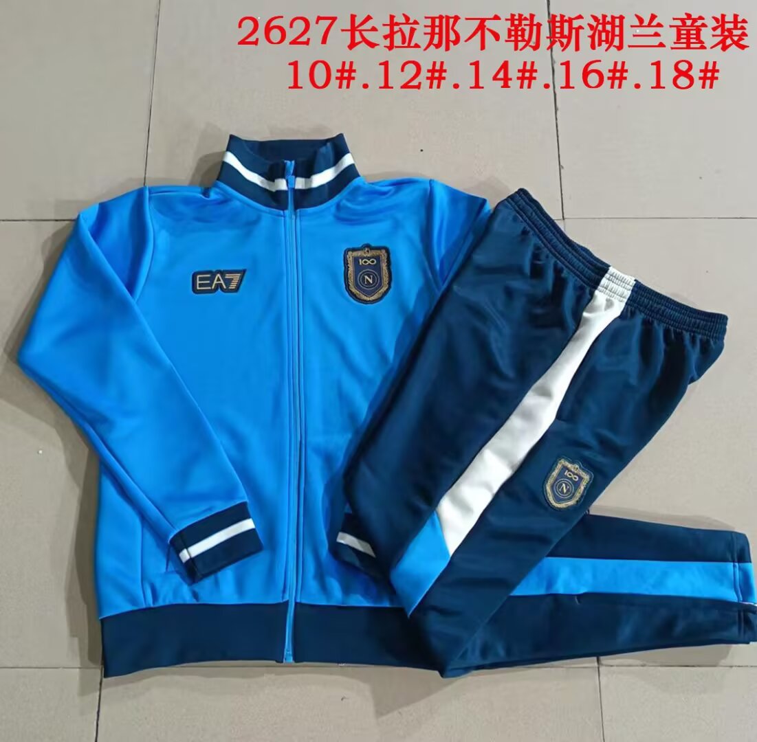 Kids Napoli 26/27 Tracksuit - Blue